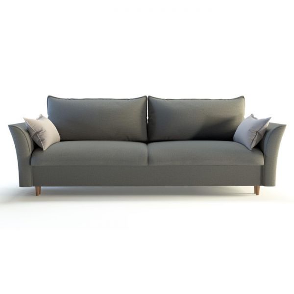 Диван прямой «Барселона», механизм пантограф, велюр, цвет альба 044 / альба 071