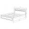 Кровать Барселона 1600, 1672х900х2032, Белый/Белый глянец