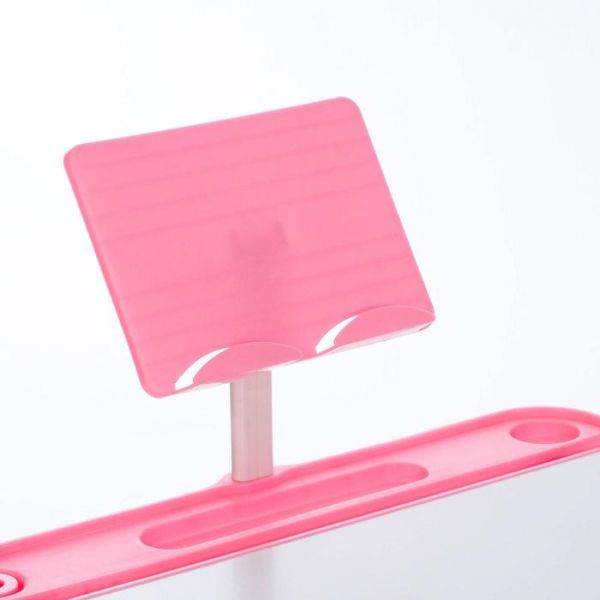 Растущая парта со стулом S05, розовая, ростовая группа №3-4