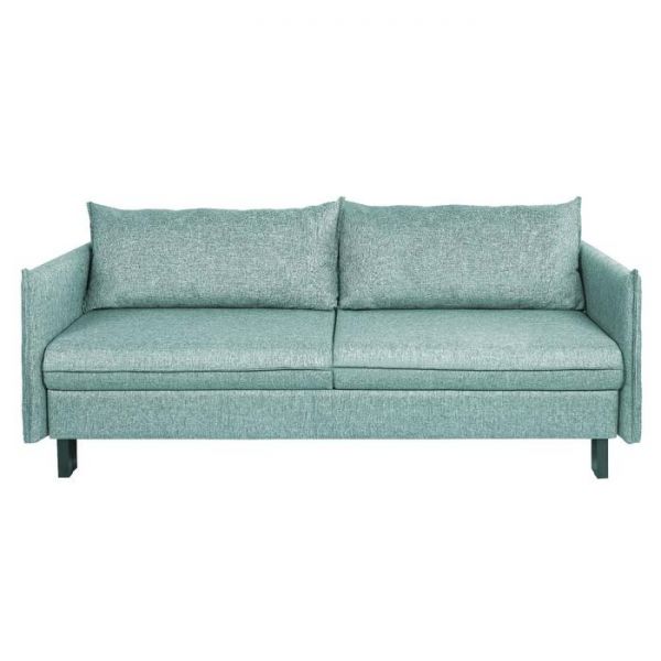 Диван "Матис" с подлокотниками, ткань рогожка AZURE