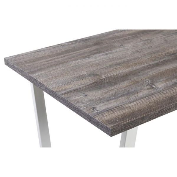 Стол АТЛАНТ-04 1100x700х760 Сосна Пасадена/Опора АТЛАНТ-Белый глянец