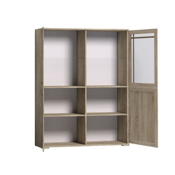 Шкаф-сервант Sherlock 22, 1204 ? 400 ? 1568 мм, цвет орех шоколадный