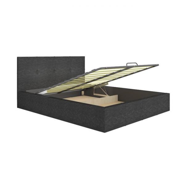 Кровать Милос-72-1 с ортопед. основ. 1400х2000 Черный