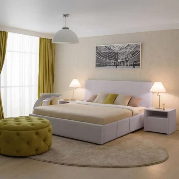 Кровать «Атриум» без ПМ, 1400 ? 2000 мм, ортопедическое основание, цвет velutto 10