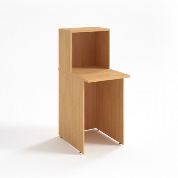 Приставка к ресепшн РМС.2, 500 ? 680 ? 1206 (756) мм, серый