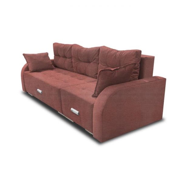 Диван трансформер «Милан», с выдвижным углом, пантограф, рогожка, цвет savana plus beige