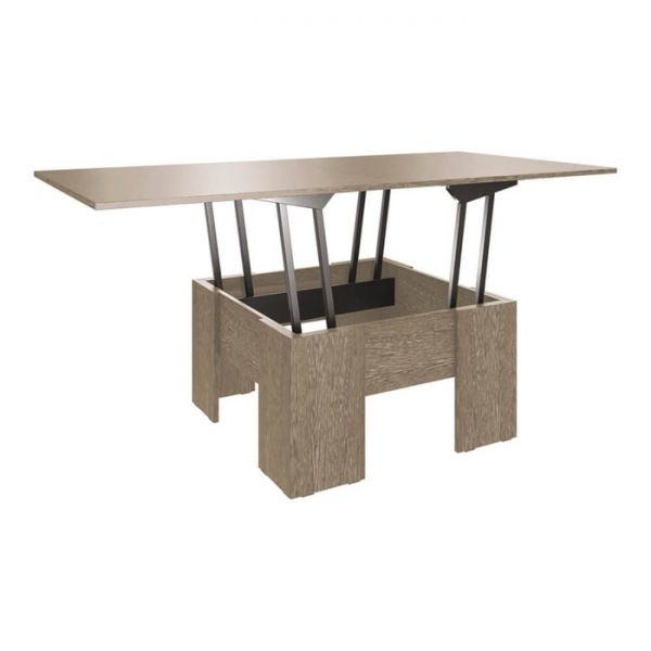 Стол Трансформер 796х796х445 дуб сонома