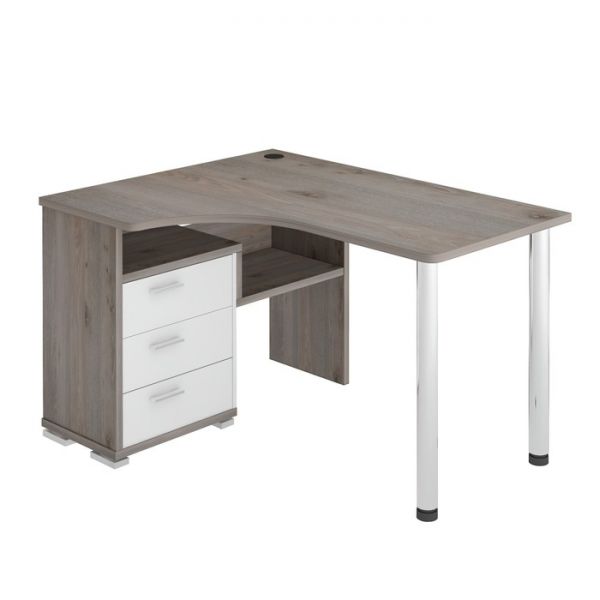 Стол СР-132С, угол левый, 1300 ? 1010 ? 750 мм, цвет венге