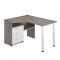 Стол СР-132С, угол левый, 1300 ? 1010 ? 750 мм, цвет венге