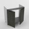 Шкаф под мойку Н800 Лофт 800х470х820  Бетон темный