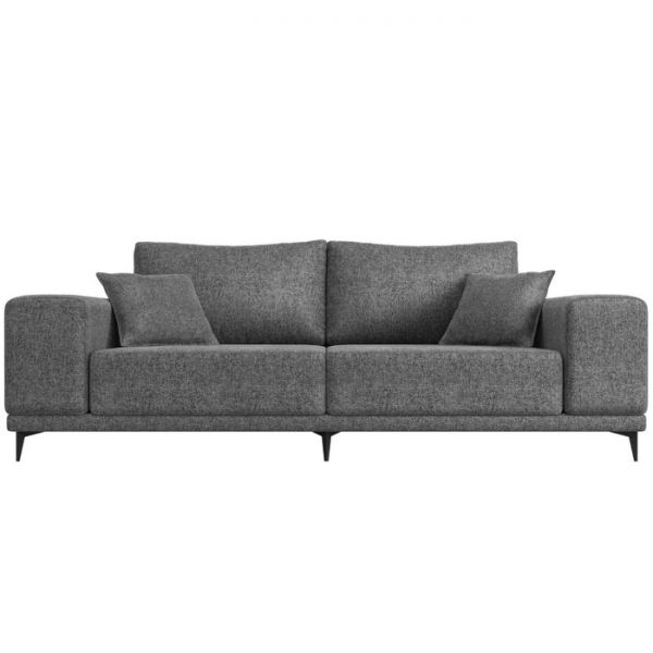 Прямой диван «Льюес», без механизма, рогожка, цвет бежевый