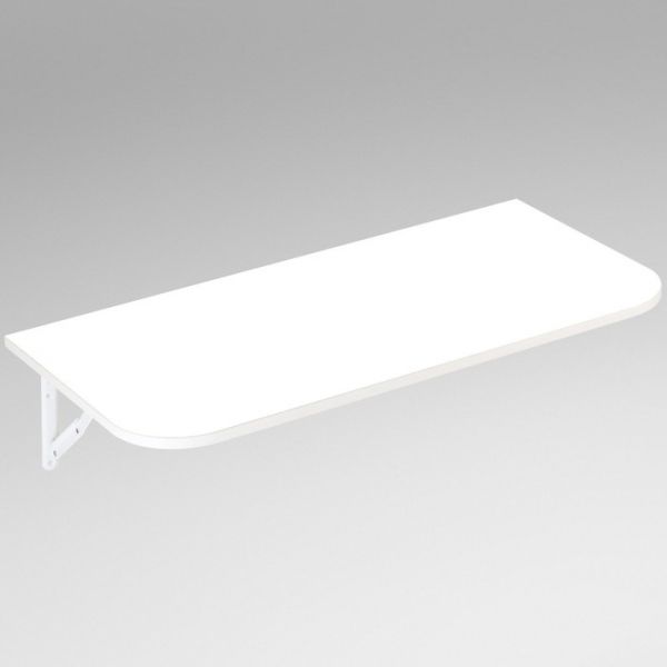 Стол подвесной, 800х400х20, Белый