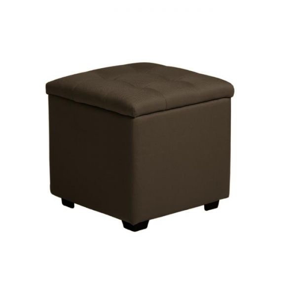 Пуф Бриг 400х400х430 Рогожка CHOCOLATE
