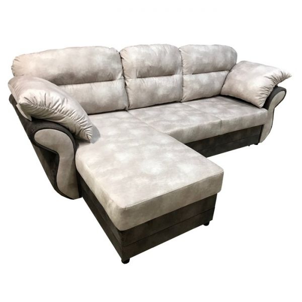 Диван угловой "Сфера" велюр Лорд /Бора 5