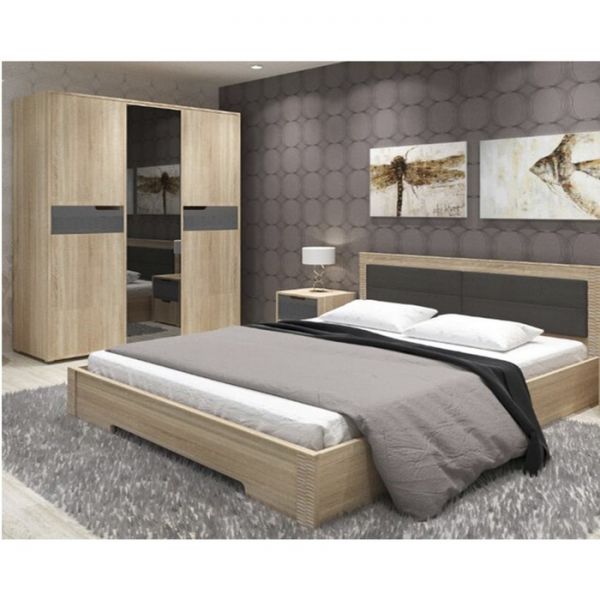 Комод «Мишель», 600 ? 370 ? 1170 мм, 5 ящиков, цвет дуб сонома / графит