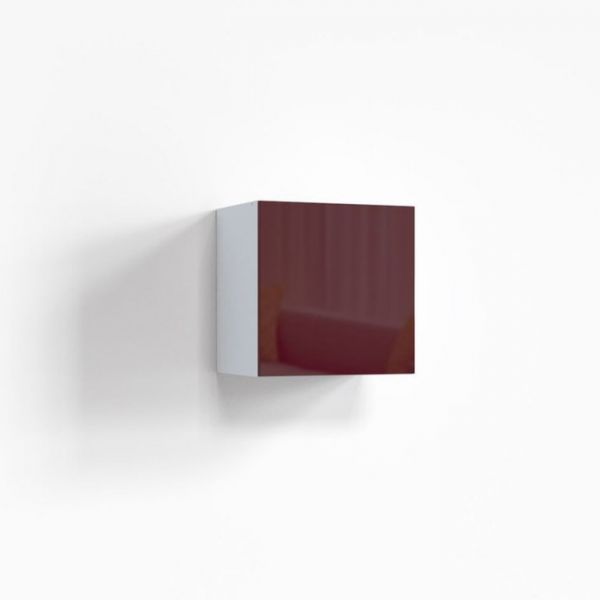 Модуль навесной Г-ШН-2-1, 600х420х600 мм, белый структ, бордо