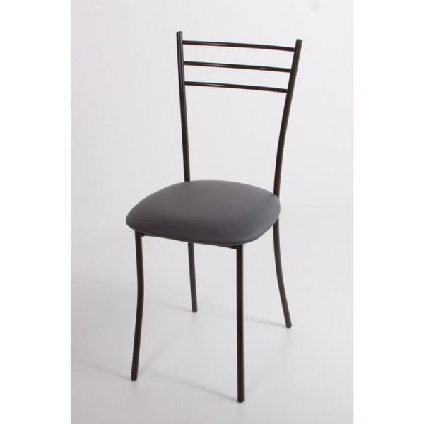 Стул на металлокаркасе Хлоя СТ коричневый/фисташковый