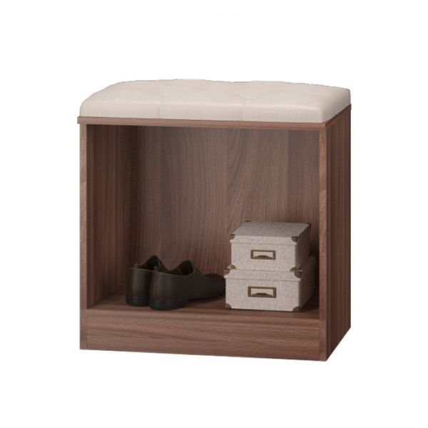 Тумба с мягким элементом ЛЕСТЕР 600х390х604 Ясень шимо темный/бодега светлая