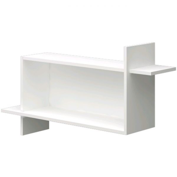 Полка навесная «ПК 16», 1000 ? 240 ? 527 мм, цвет белый