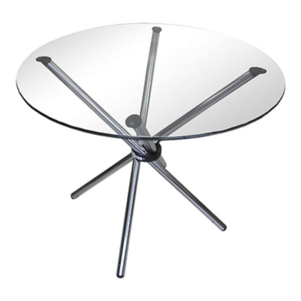 Стол обеденный «Орион 1», СО Б (не триплекс, 8 мм), 900 ? 900 ? 740 мм