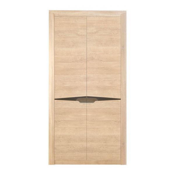 Шкаф 2ух створчатый Версаль-5  1060х516х2100 Дуб баррик