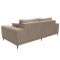 Прямой диван «Льюес», без механизма, велюр, цвет бежевый