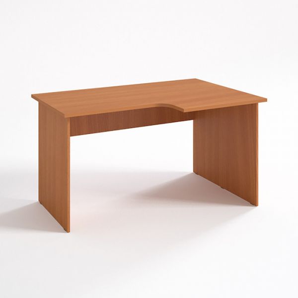 Стол угловой правый СП14.9.7(16), 1400х900/680х750 мм, белый шагр