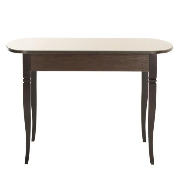 Стол кухонный с ящиком  Хоста-3 1100х700х745 венге/опора массив резной Венге