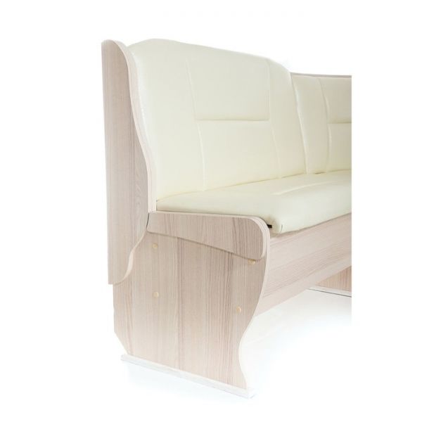 Кухонный уголок Орхидея  1500х1100х840 Ясень шимо светлый/Крем