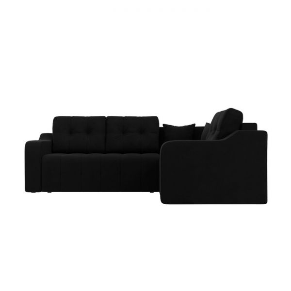 Угловой диван «Кембридж», механизм еврокнижка, микровельвет, цвет бежевый