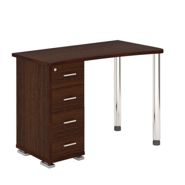 Стол СКМ-50, угол правый, 1100 ? 620 ? 770 мм, цвет белый жемчуг