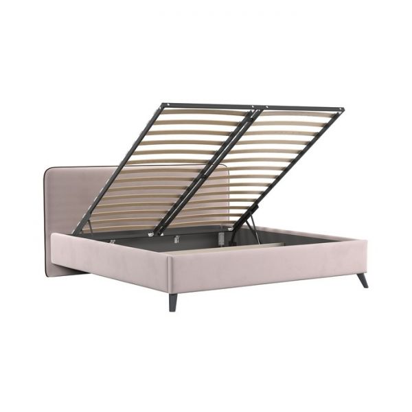 Кровать Миа, 1800х2000, ортопедическое осн+ПМ, Аватар/Пудровый