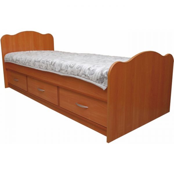 Кровать «Анюта 2», 800 ? 2000 мм, цвет вишня