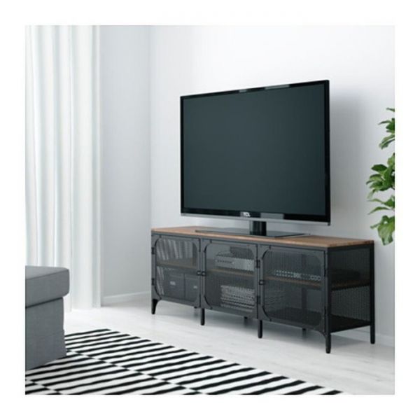 Тумба под ТВ, цвет чёрный ФЬЕЛЛЬБО