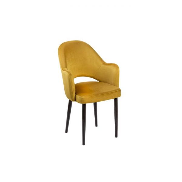 Стул "КЛЕО" ВЕЛЮР ЗОЛОТО, каркас СТАНДАРТ МЕТАЛЛ Коричневый