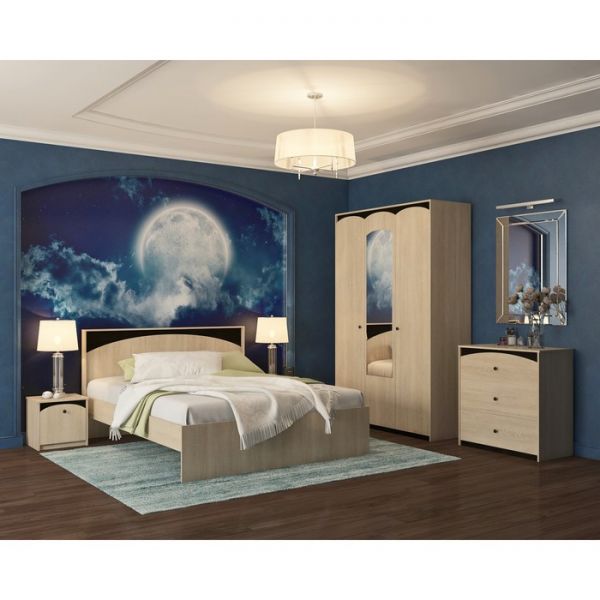 Шкаф 2-х дверный для одежды «Ева», 940 ? 524 ? 2168 мм, цвет дуб сонома / дуб венге