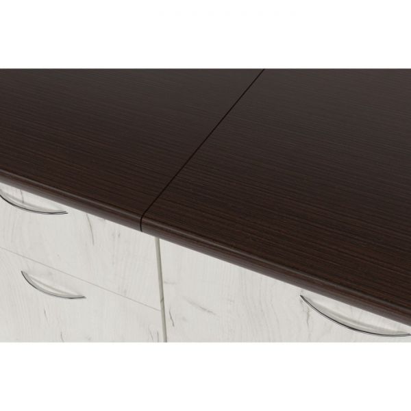 Кухонный гарнитур Лоретта стандарт 1600х600 Венге/дуглас темный/Дуб грей