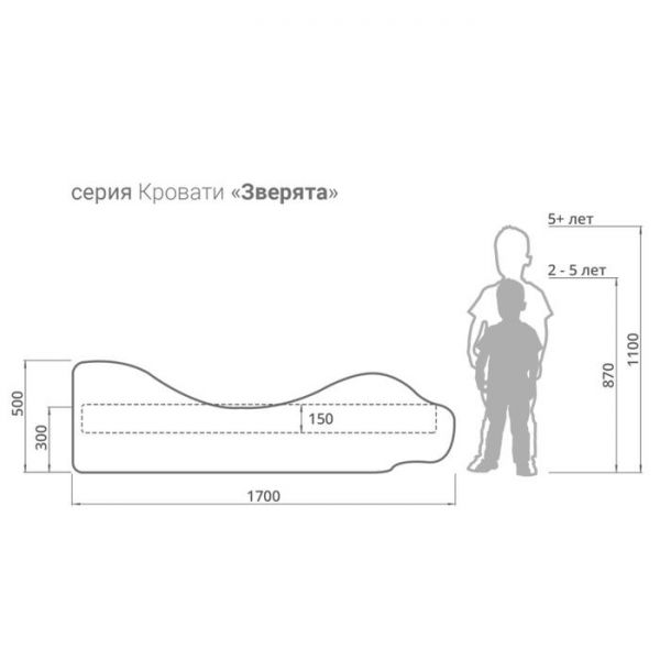 Детская кровать «Дракон - Задира»