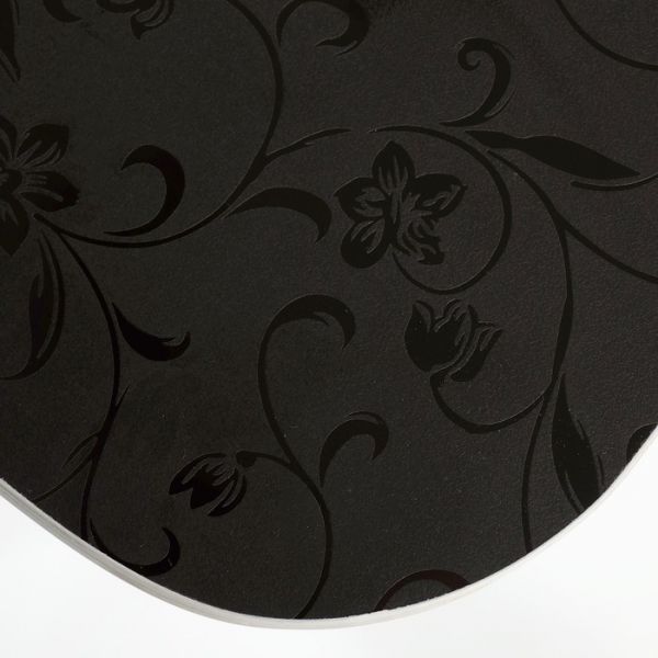 Стол ломберный 790(1180)х590х750, хром/пластик шоколадные цветы