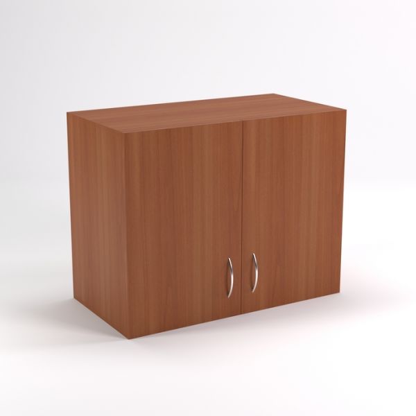 Антресоль двухдверная НАШ-5, 760 ? 600 ? 600 мм, белый шагр