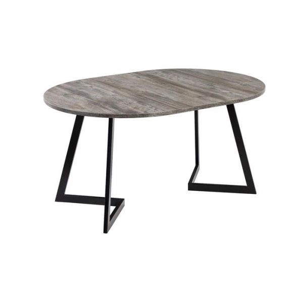 Стол РИМ D-940/1390 Сосна Пасадена/Опора РИМ Гаспар-К, черный матовый