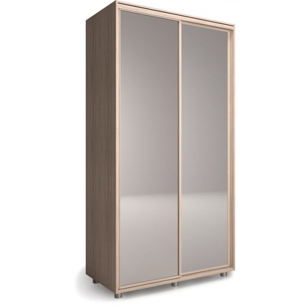 Шкаф-купе Удачный 2 зеркала 1200х600х2300 Венге Темный