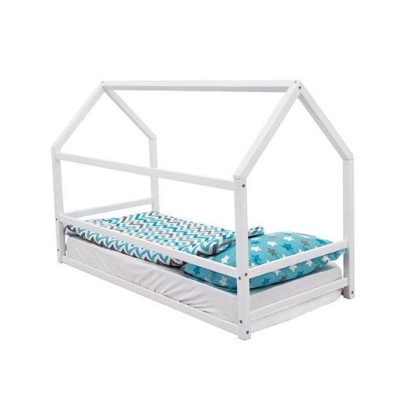 Детская кровать-домик Монтессори Бельмарко Svogen белый