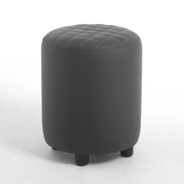 Пуф "Йокки", экокожа черный