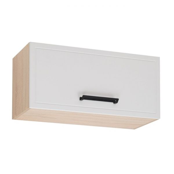 Шкаф навесной Квадро 600х310х360 Дуб сонома/Нубук Милк