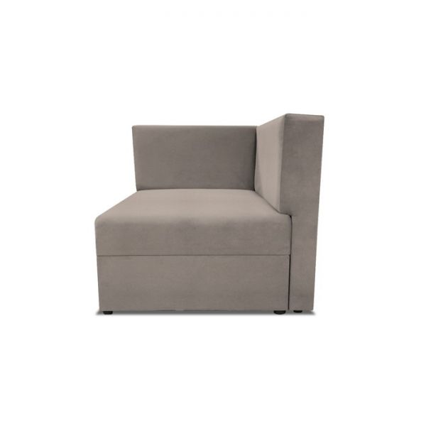 Диван модульный прямой «Бергамо», две секции, велюр, цвет dream yellow / dream grey