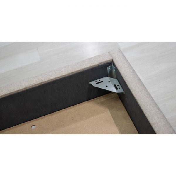 Кровать Миа, 1800х2000, ортопедическое осн+ПМ, Купер 03/Бежевый