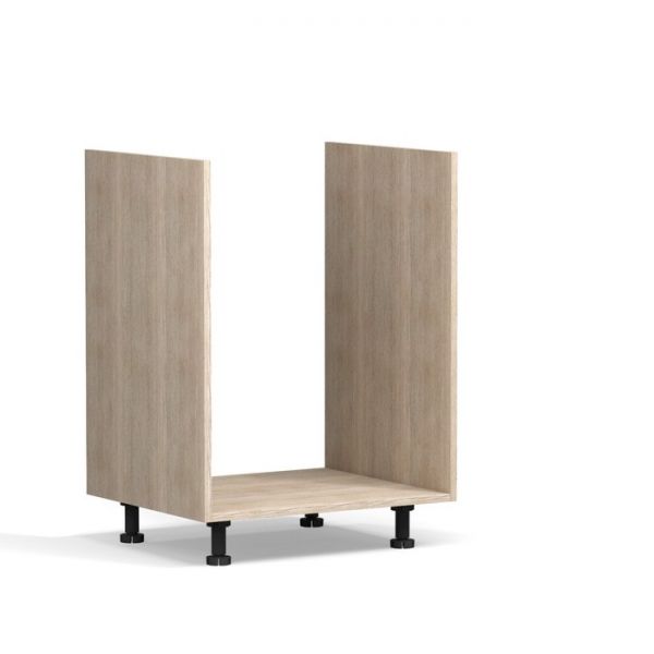 Шкаф напольный под мойку Анжелика 600х510х820 Дуб молочный/Ясень