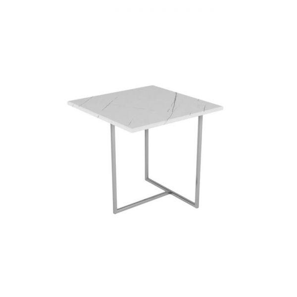 Стол журнальный «Бекко», 500 ? 500 ? 500 мм, цвет чёрный мрамор