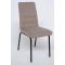 Стул «Кельн 1», каркас металл, ППУ 40 мм, велюр, цвет песочный
